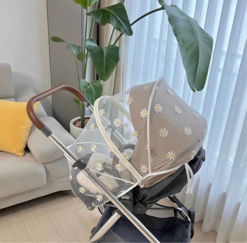 Mosquitera infantil tipo completo universal para cochecito de bebé transpirable