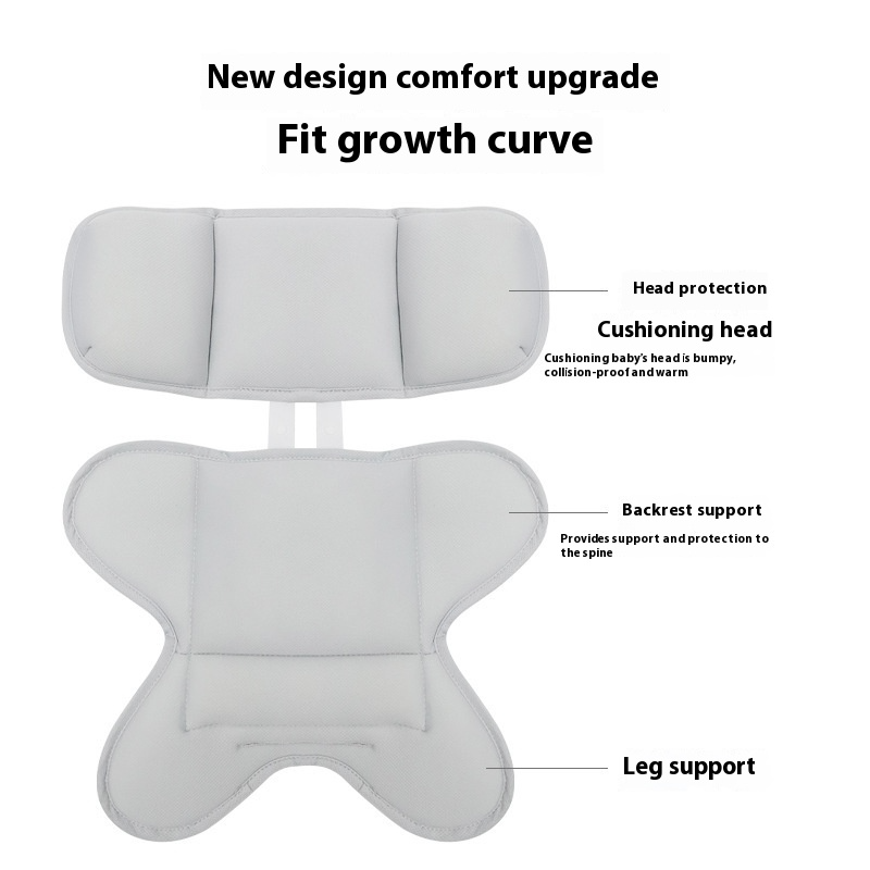 Cojín para cochecito de bebé, almohadilla protectora para recién nacidos Cabas