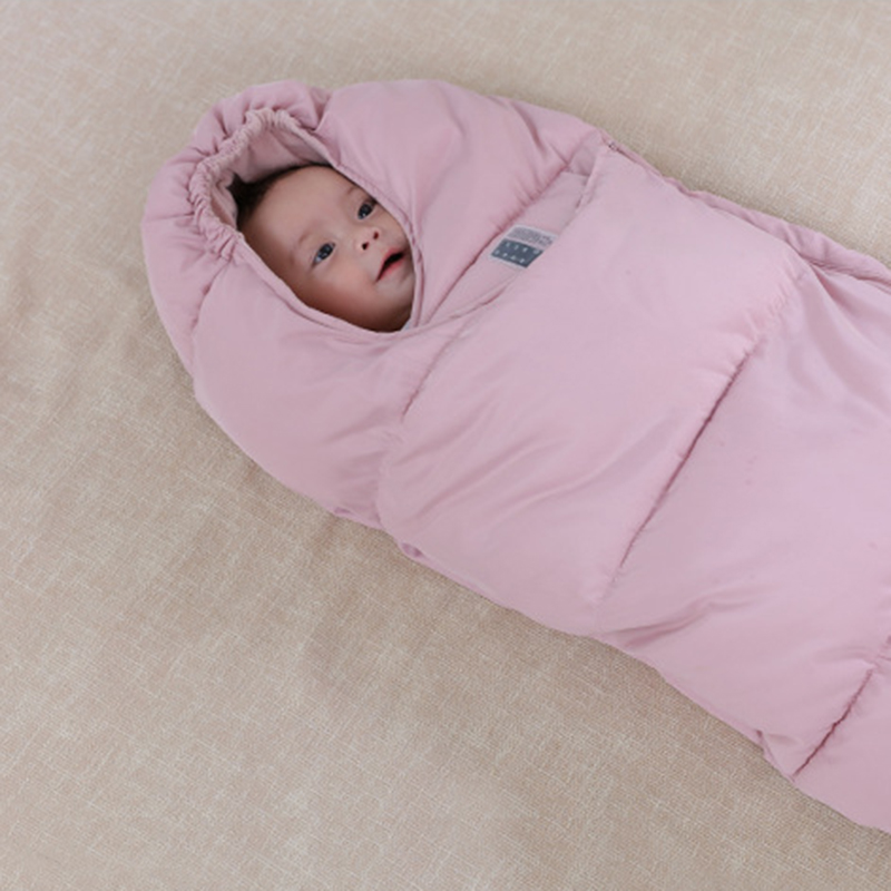 Saco de dormir de algodón y plumón