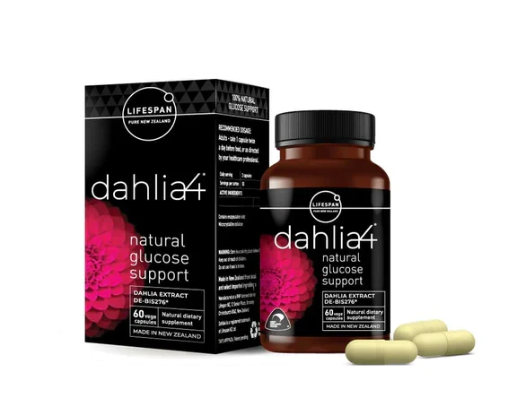 Dahlia4™ Natural Glucose Support x 3 MULTIBUY. FREE SHIPPING