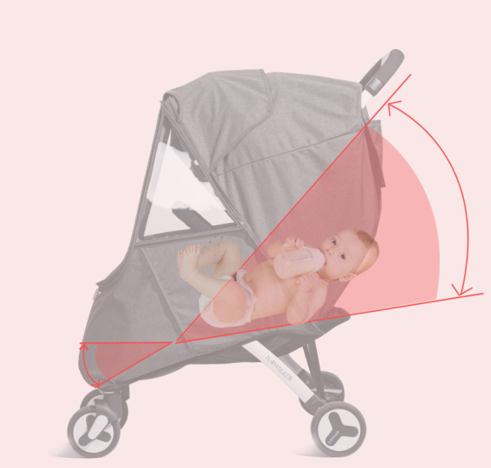 Funda universal para parabrisas de cochecito, cálida y resistente al viento y la lluvia para niños en invierno.