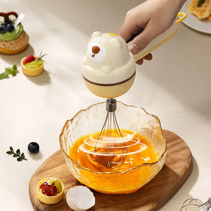 Batidor de huevos portátil, pequeño aparato eléctrico de cocina para el hogar