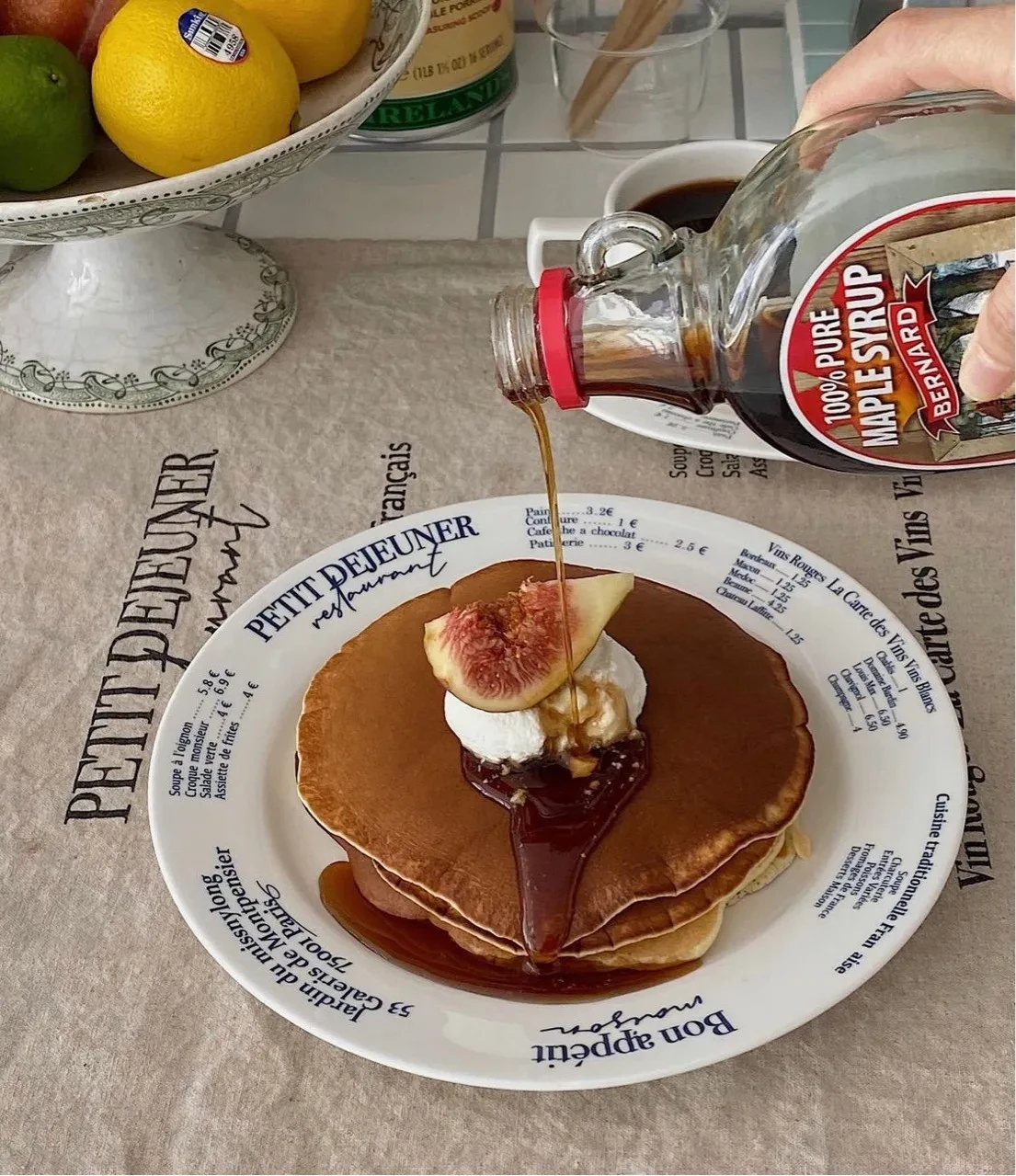 Juego de platos de postre ovalados de cerámica con forma de disco para el desayuno
