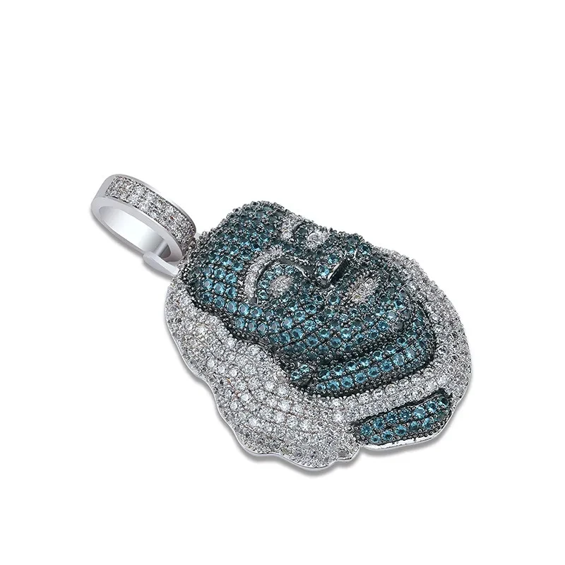 Colgante de cabeza de circón