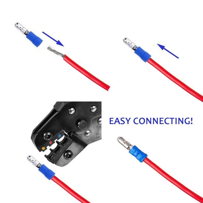 480 conectores de crimpado para terminales de cables eléctricos