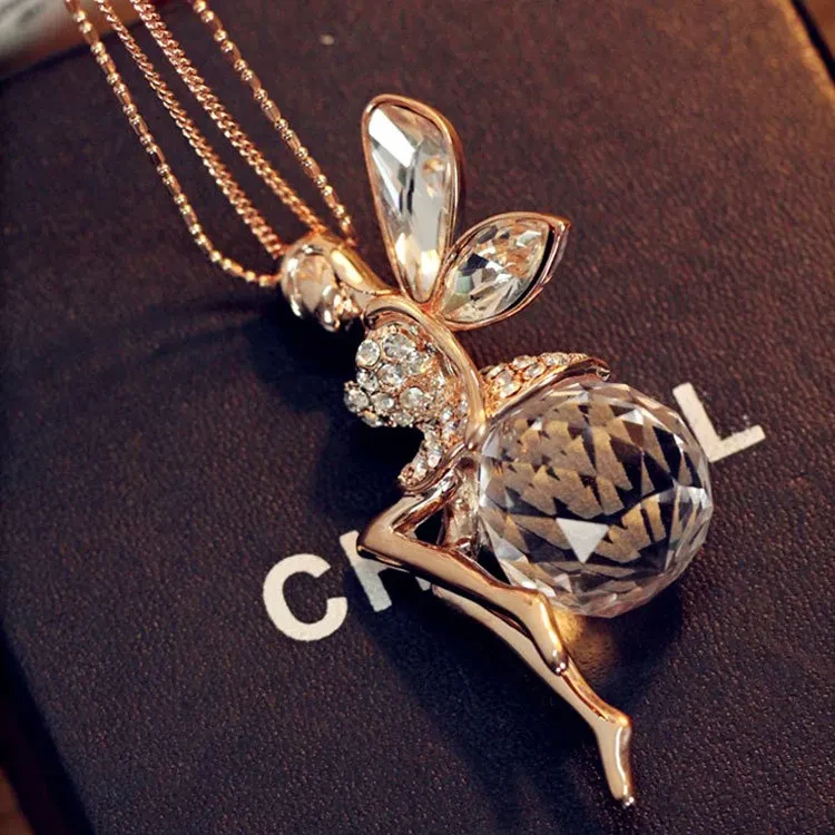 Colgante de collar de ángel