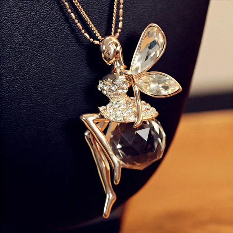 Colgante de collar de ángel