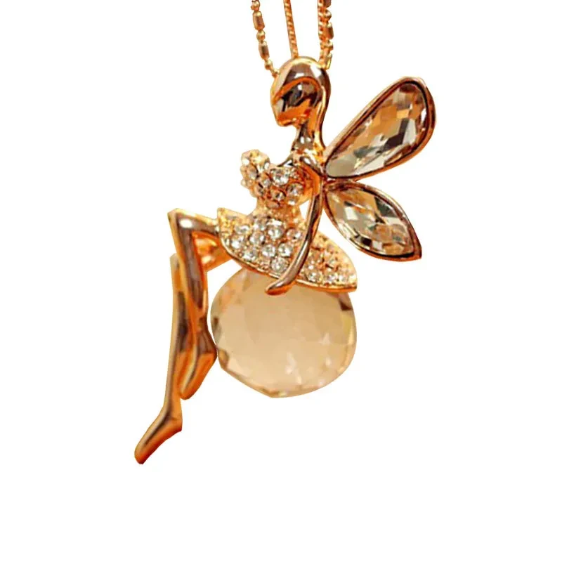 Colgante de collar de ángel