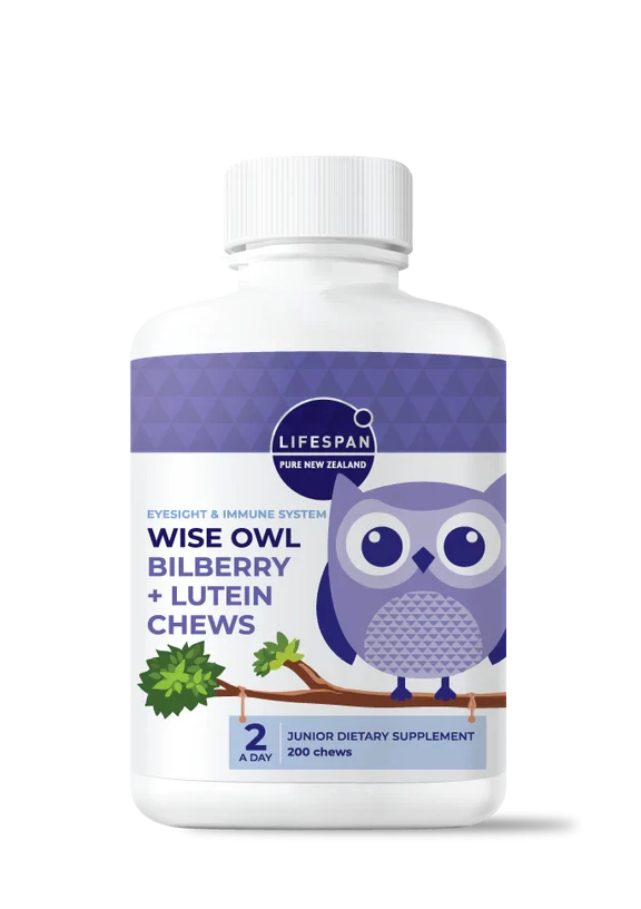 Wise Owl Bilberry + Lutein Chews