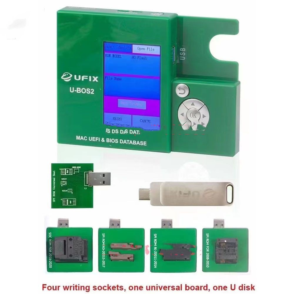 Ufix U-BOS2 para eliminar el bloqueo EFI, el bloqueo del firmware y el bloqueo del código PIN