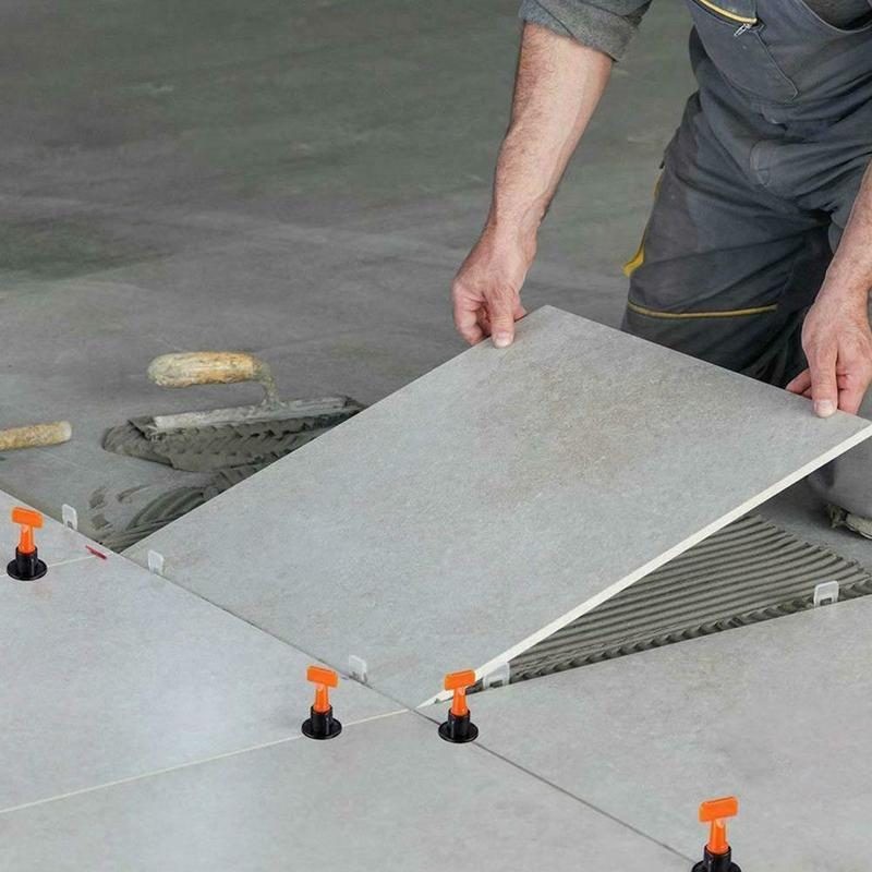 100 espaciadores niveladores de azulejos reutilizables