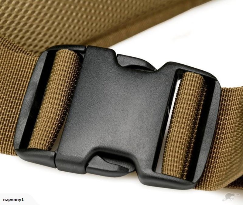 Mochila táctica militar para acampar, 50 l, color marrón arena