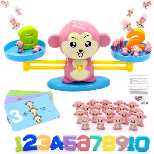 Juguetes digitales de suma y resta para niños Monkey Balance