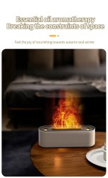 Flame Diffuser - 7-Color LED Aromatherapy