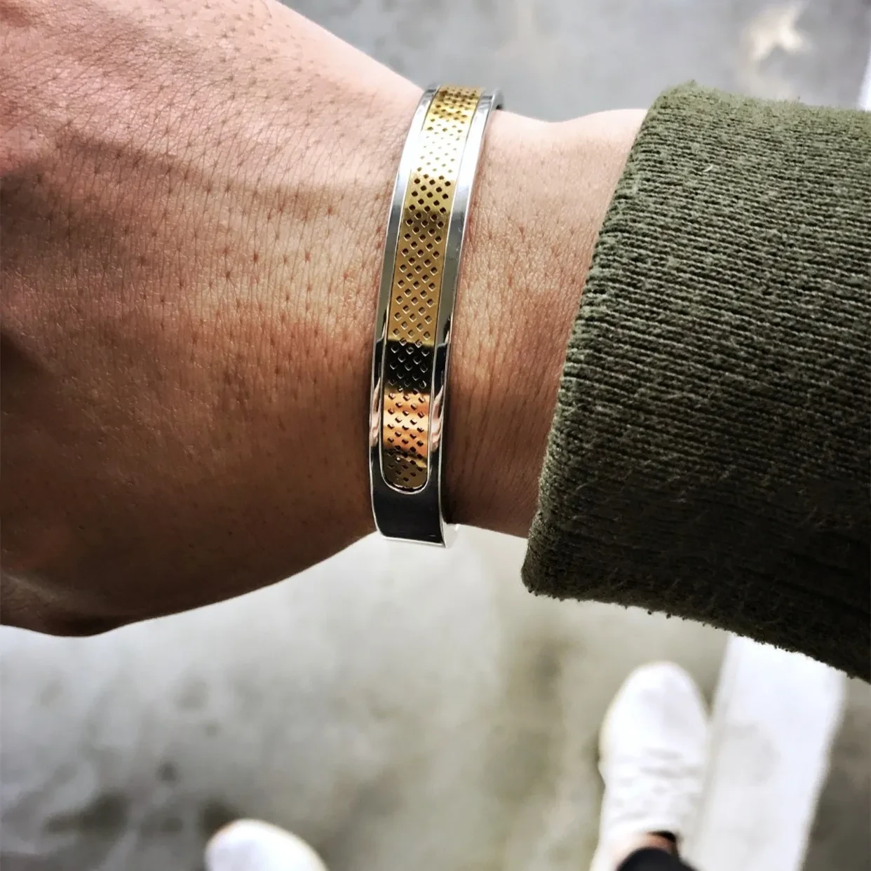 Men’s Stainless Steel Cuff Bracelets
