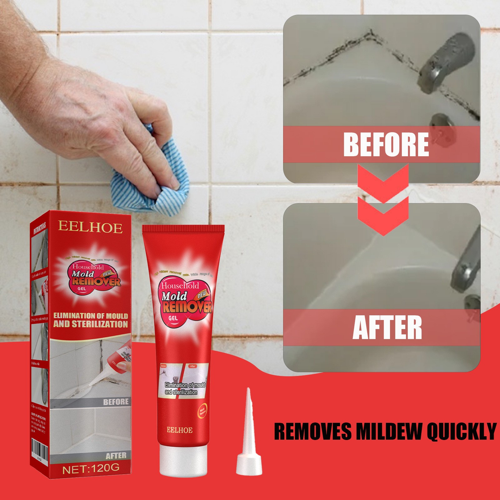 Stain And Stain Removal Lasting Gel Cleaner