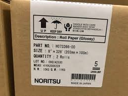 Noritsu 8" Gloss Paper (2 x 100m Rolls)