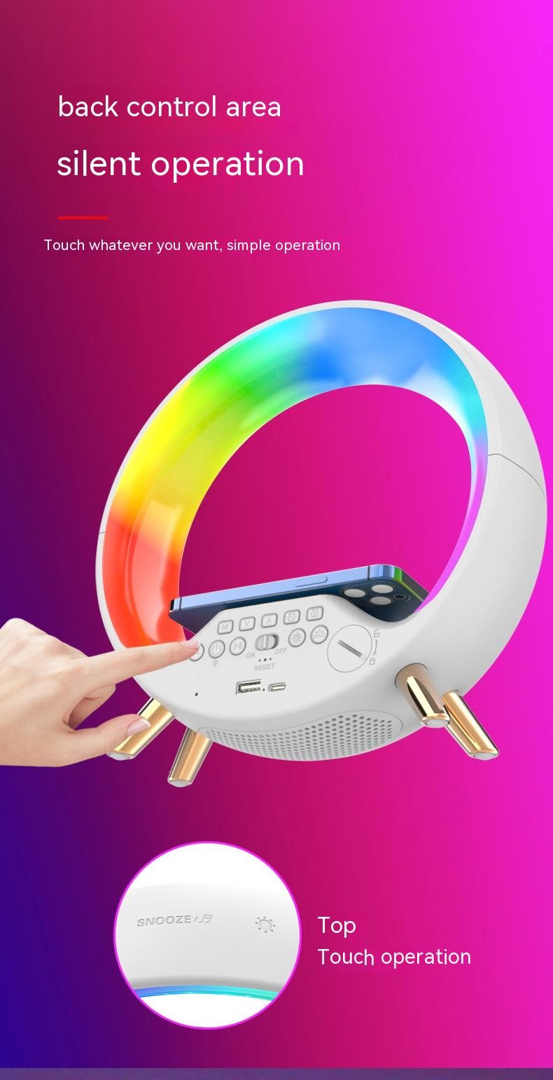 O Wireless Charging Multifunctional Bluetooth Speaker Night light