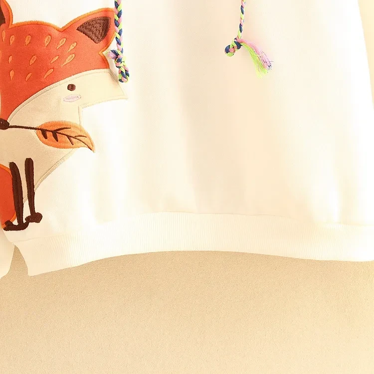 A White Fox Hoodie