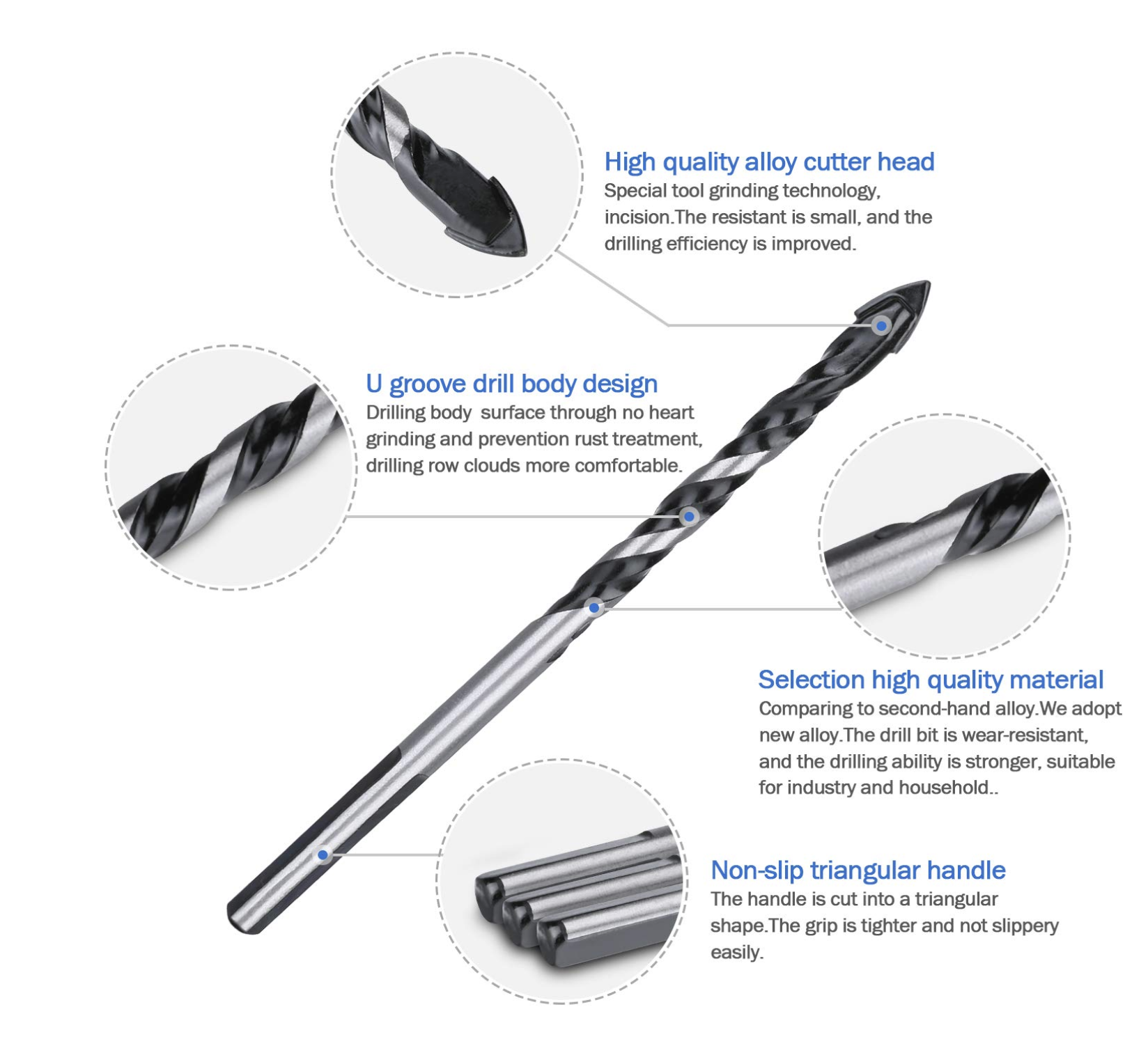 Long Drill Bits