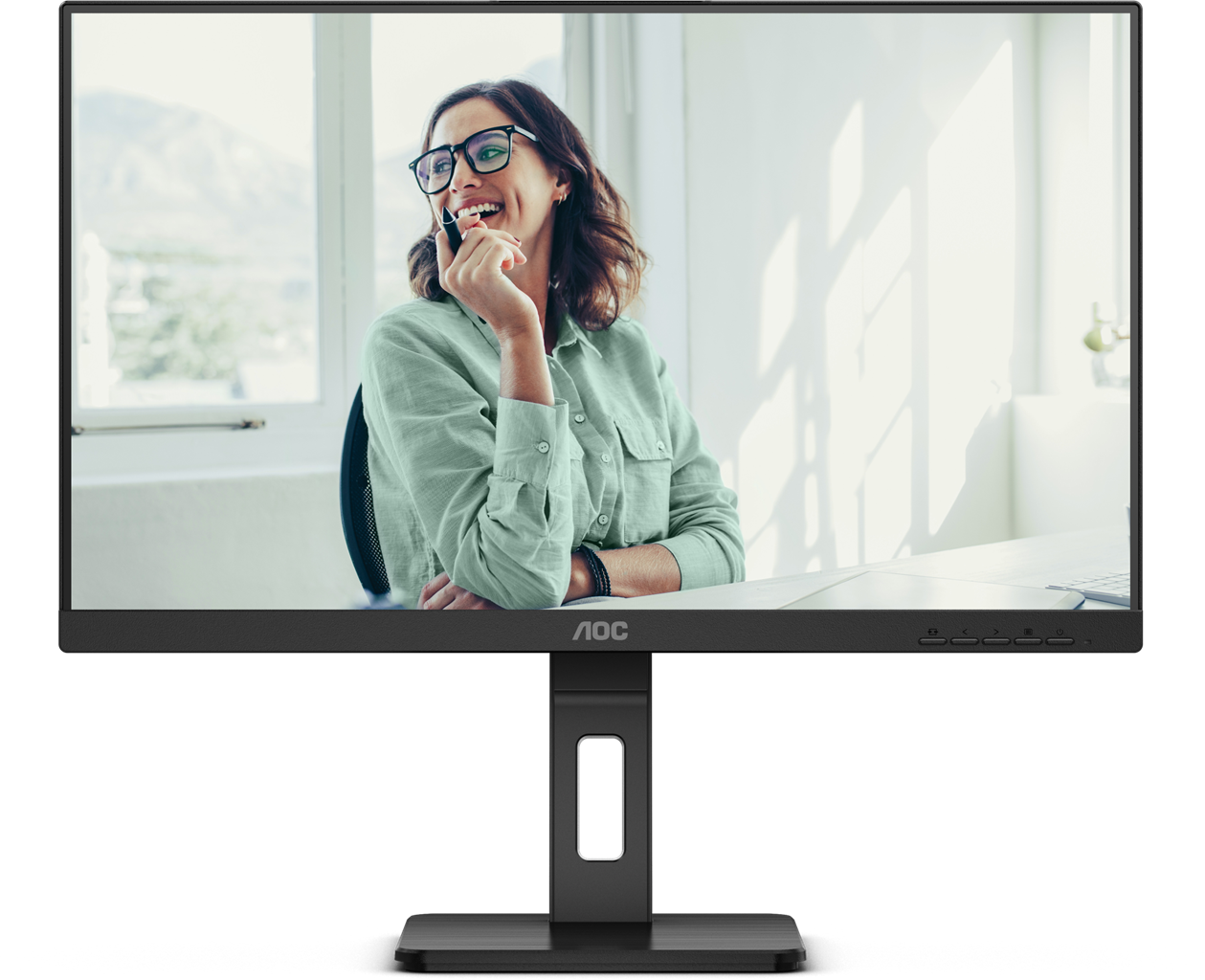 AOC Q27P3CV 27" 2560x1440 USB Type-C Dock Daisychain Ergo