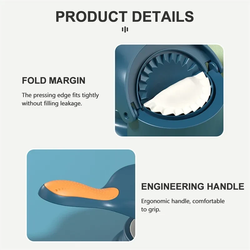 2 In 1 Dumpling Maker Kitchen Dumpling Baking Pastry Making Tool Manual Dumpling Maker Mould Press Tool Gadgets