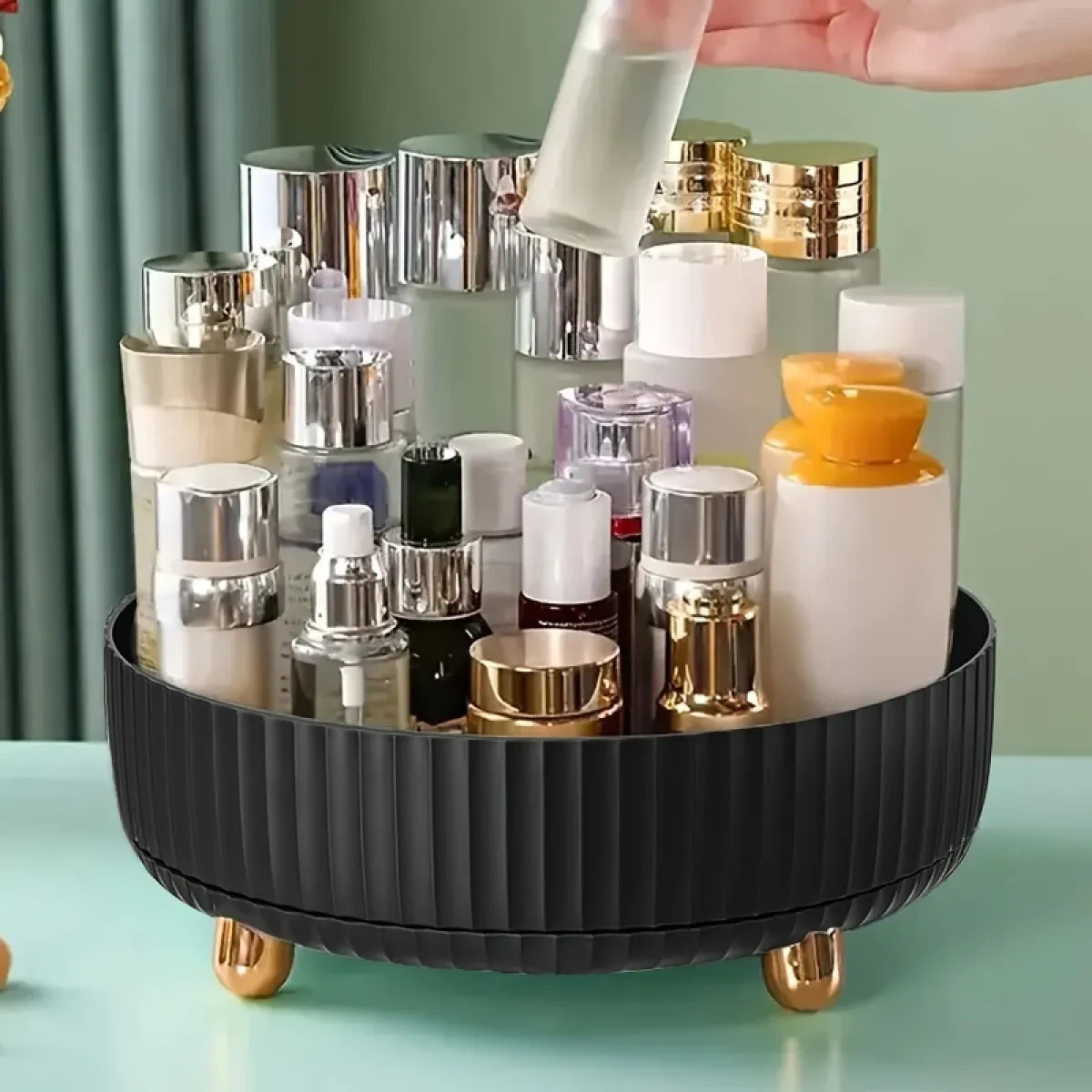 Black Plastic Storage