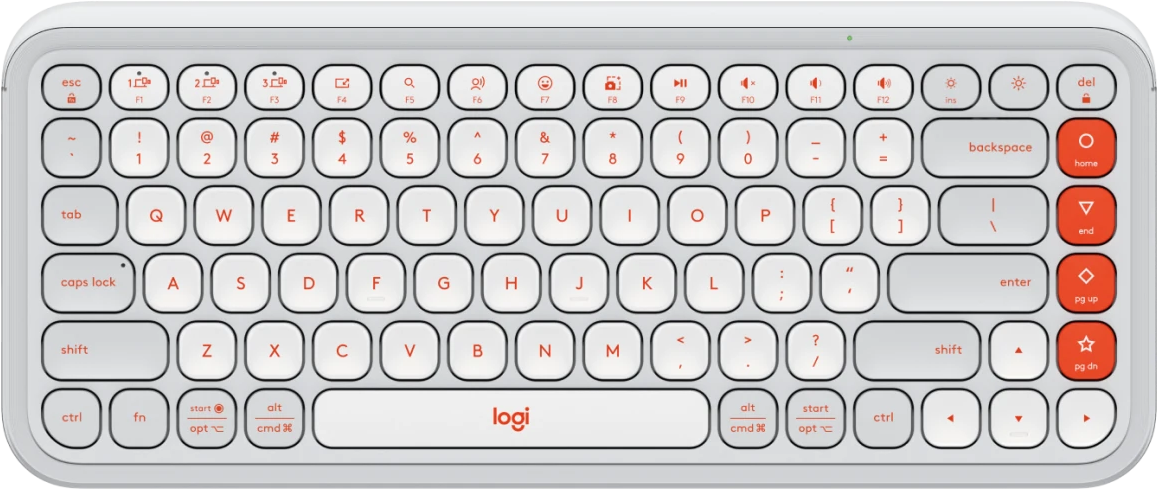Logitech POP Icon Keys wireless keyboard - Off White