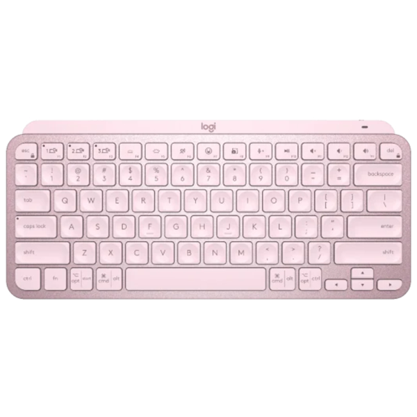 Logitech MX Keys Mini Wireless Illuminated Keyboard - Rose