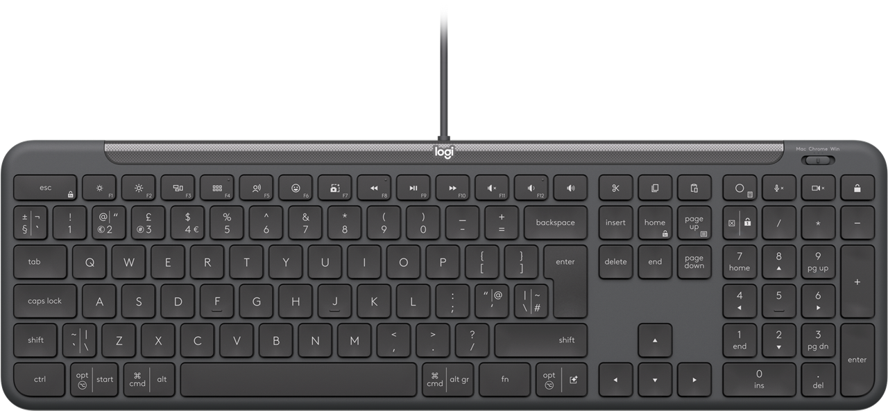 Logitech Wired USB-C Keyboard K620 For Business - Graphite