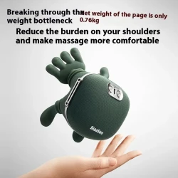 Compact New Neck Shoulder Massager 4D Kneading with Heat