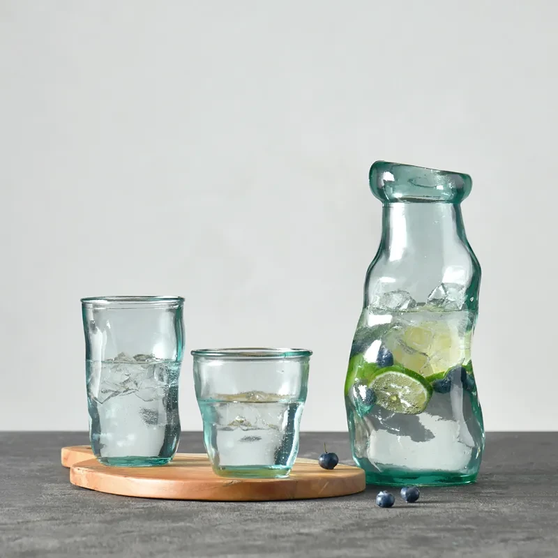 Glass Beverage Pot Spain Imported Environmentally Friendly Thickened Glass Cold Water Beverage Cup Jug Juice