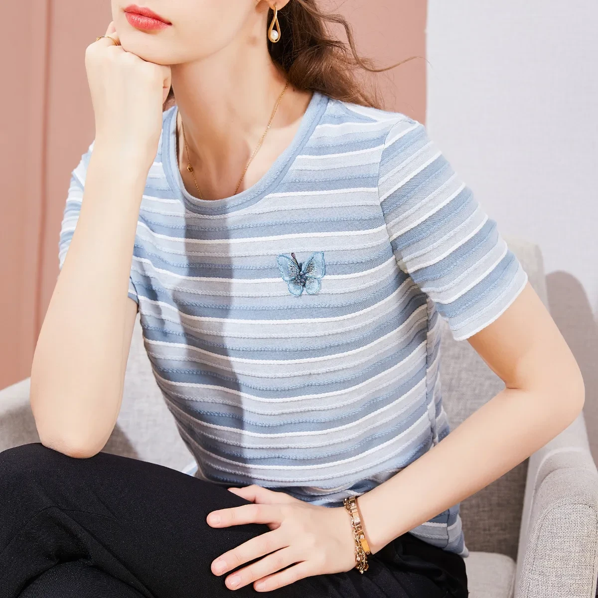 Jersey Knit T-Shirt Women’s