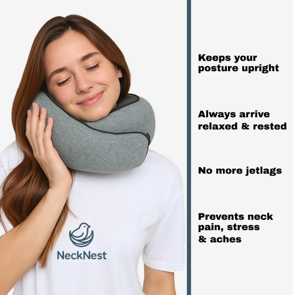 NeckNest™ Travel Pillow