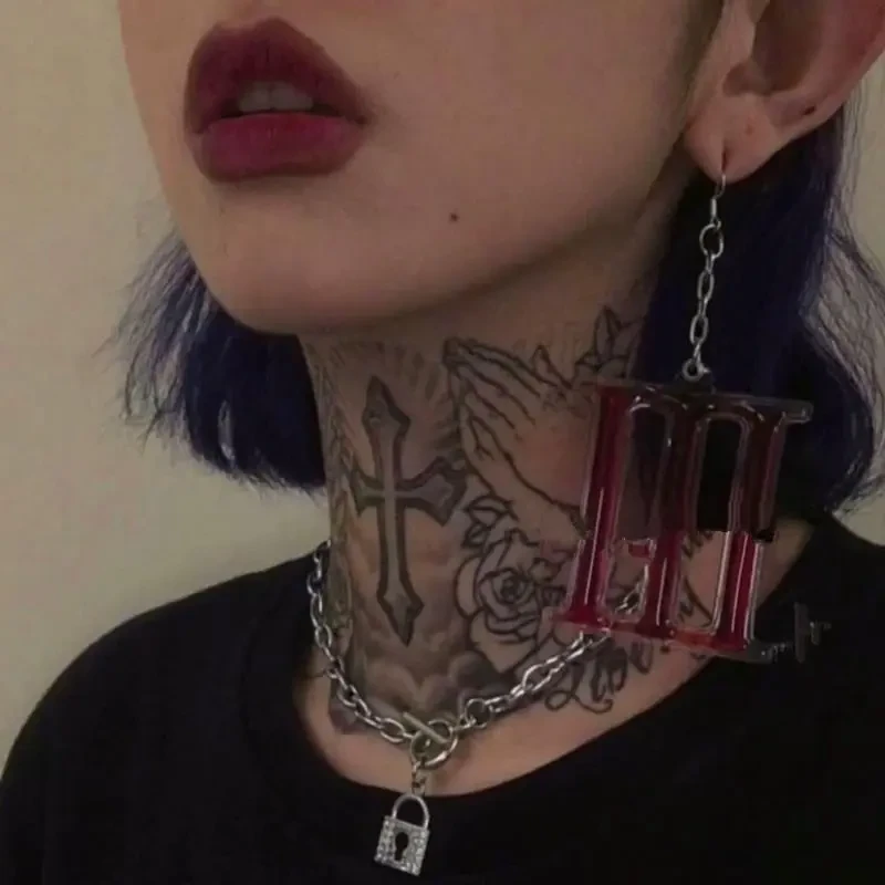 Temporary Neck Tattoo