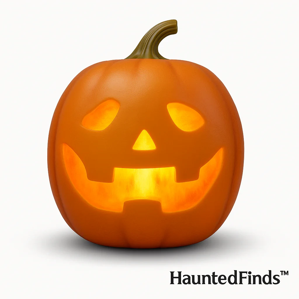 HauntedFinds Jabberin Jack Signature Edition – Animated Talking Pumpkin with 8" HD Display & Immersive Audio