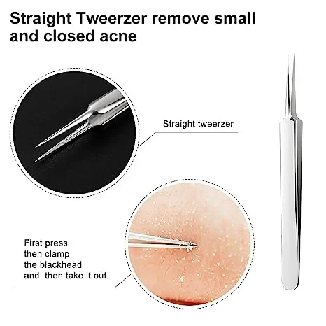 🔥Professional Facial Blackhead Remover Tweezers