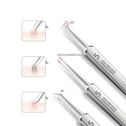 🔥Professional Facial Blackhead Remover Tweezers