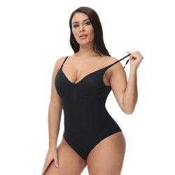 Women's Seamless One Piece Shapewear Postpartum Waist Button Up