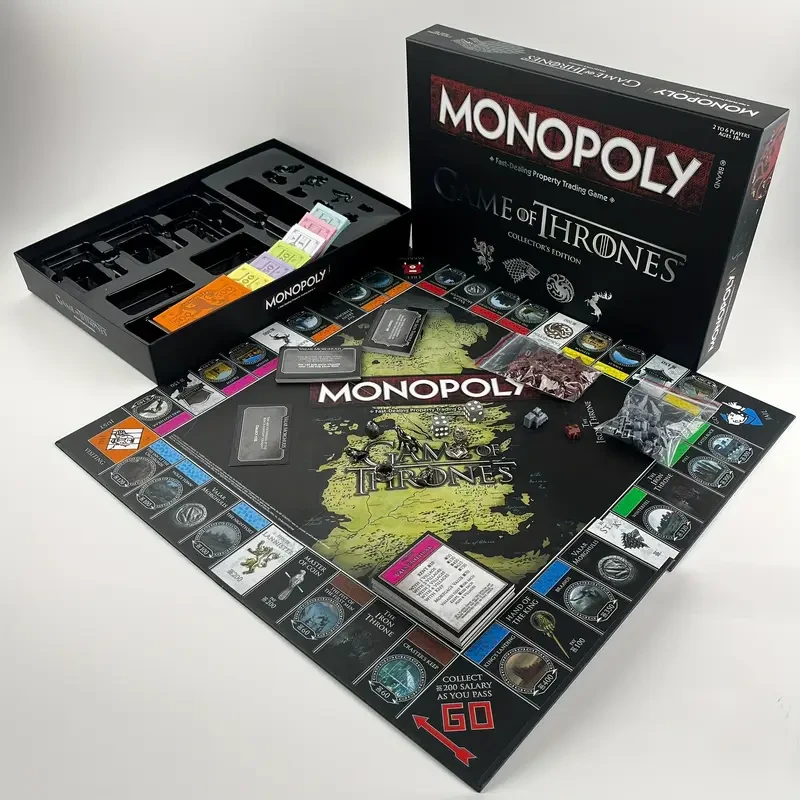 Game of Thrones Monopoly Deluxe Edition – The Ultimate Premium Themed Board Game for Parties & Events