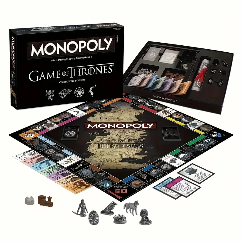 Game of Thrones Monopoly Deluxe Edition – The Ultimate Premium Themed Board Game for Parties & Events