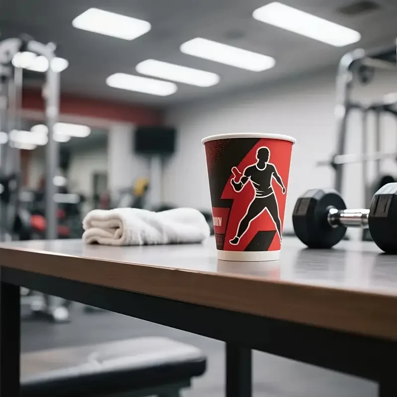 Custom 9oz Thickened Disposable Paper Cups – Ideal for Hot and Cold Drinks, Perfect for Corporate Promotions