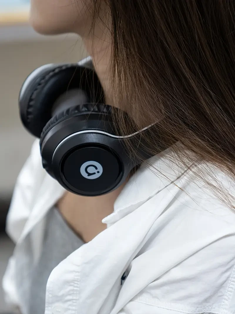 ASUS Wireless Over-Ear Headphones – Noise Isolation, Foldable Design, Built-In Microphone for Gaming and Music