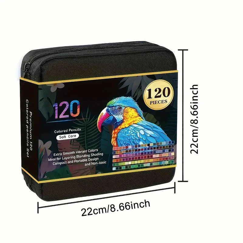 AIWOLIN 120 Pack Colored Pencils Set: Vibrant Colors for Creative Expression