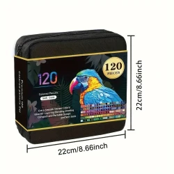 AIWOLIN 120 Pack Colored Pencils Set: Vibrant Colors for Creative Expression