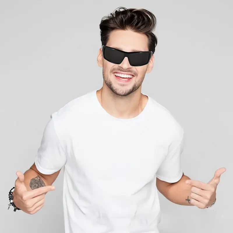 MAXJULI XL Polarized Sports Glasses – Lightweight TR Frame with UV Protection