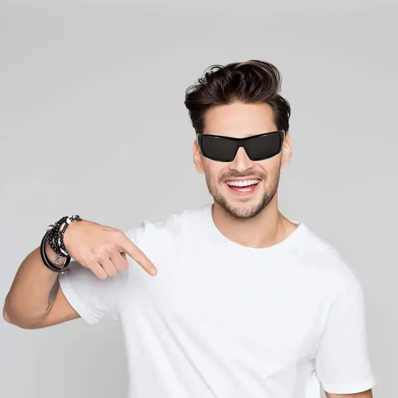 MAXJULI XL Polarized Sports Glasses – Lightweight TR Frame with UV Protection