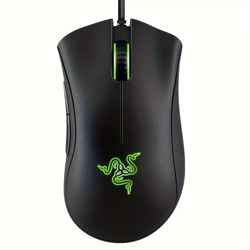 Razer DeathAdder Standard Edition Gaming Mouse – 6400 DPI Optical Sensor, Wired USB Design