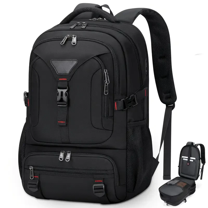 NUBILY 17.3-Inch Laptop Backpack – 50L Large Capacity Travel and Work Bag
