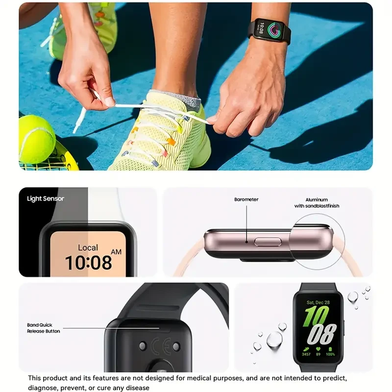 SAMSUNG Galaxy Fit 3 Smartwatch – AMOLED Display, Fitness Tracker with 14-Day Battery Life